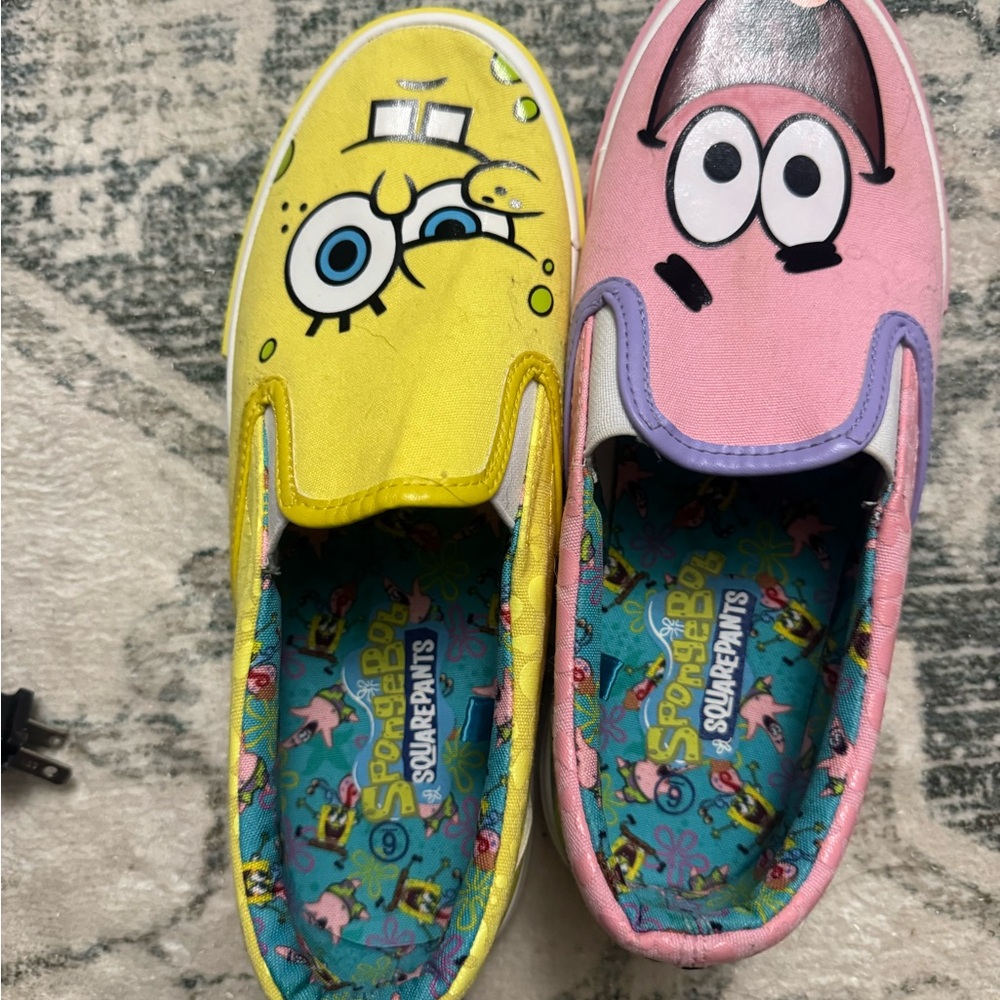 SpongeBob SquarePants Kids Sneakers - Yellow and Pink
